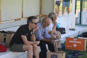 Corona, Luis Guillén y Alfonso García.