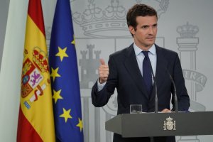 El presidente del Partido Popular, Pablo Casado.