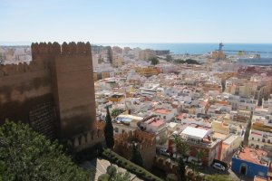 Foto de archivo vistas desde la Alcazaba de Almería