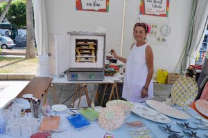 Tato Sheriff es la artesana que ha impartido los talleres.