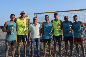 Campeones sobre la arena.