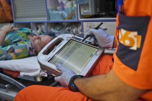 El 061 ha atendido emergencias sanitarias durante esta Feria.