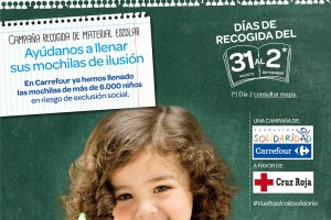 Imagen de la promoción de la Vuelta al cole solidaria.