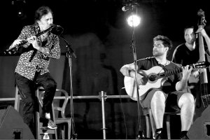 Jorge Pardo y Niño Josele, lección de música en Rodalquilar en el festival 340. (Foto: Estela García)