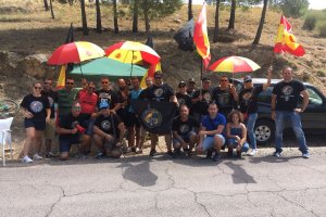 Jusapol en El Marchal durante la subida de la Vuelta 2018