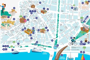 Puntos turísticos en la ciudad de Almería.