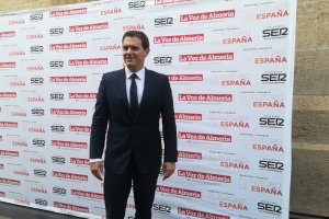 Albert Rivera, presidente de Cs, en un acto organizado por LA VOZ.