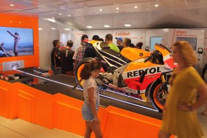 Con esta moto, Marc Márquez se proclamó seis veces Campeón del Mundo de Moto GP.