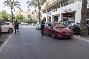 Imagen de archivo de una actuación de la Policía Local en la capital.