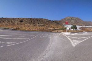 Carretera por la que circulan los peregrinos.