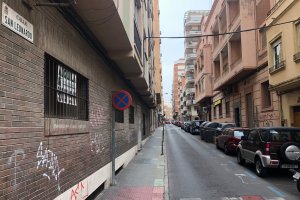 Imagen actual de la calle San Leonardo