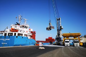 Muelle del Puerto de Almería.