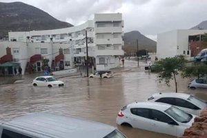 Imagen captada este mediodía en Las Negras. Foto: Mª de Mar Fuentes Olivares.
