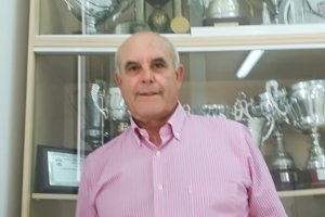 Juan López, presidente del CD Vera.