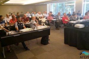 Reunión en la que estuvo presente el Almería.