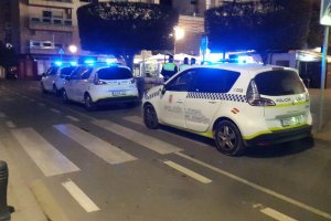 Imagen de archivo de una actuación de la Policía Local de Almería.