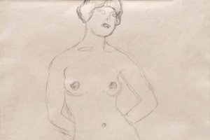 El dibujo pertenece a la serie titulada ‘Adán y Eva’.