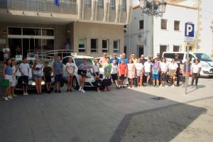 Alumnos participantes en el Pleno de la Semana de la Movilidad de Roquetas.