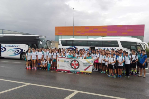 La expedición almeriense en tierras murcianas.