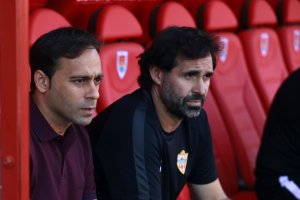 Fran con su ayudante Jesús Muñoz.