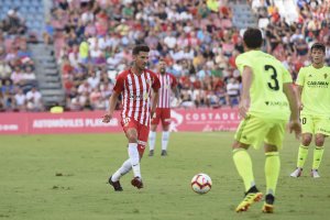 Juan Carlos Real en el Almería - Zaragoza.