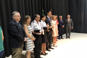 Entrega de reconocimientos en los actos de la Merced en El Acebuch