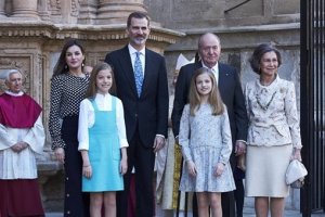 Imagen de archivo de la Familia Real.