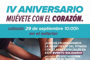 Cartel del evento solidario.