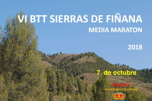 Cartel de la carrera de Fiñana.