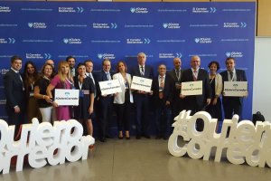 Empresarios almerienses hoy en Barcelona.