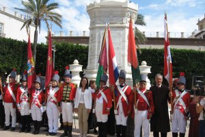 La Asociación Histórico-cultural malagueña ‘Torrijos 1831’ fue la encargada de realizar la representación histórico-literaria.