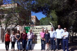 Visita de la delgada al CEIP Príncipe Felipe.