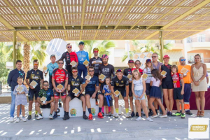 El podio final para todas las categorías.