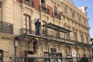 Rehabilitación de un inmueble en la capital.