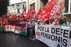 Parte de los concentrados esta mañana.