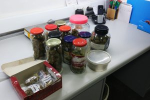 Marihuana intervenida por la Policía Local, en una imagen de archivo.