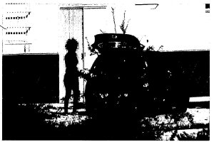 Imagen de la acusada en Rodalquilar el día del hallazgo del cuerpo