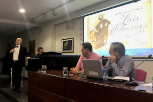 Homenaje al tenor Iribarne esta semana en el Centro Cultural de Unicaja.