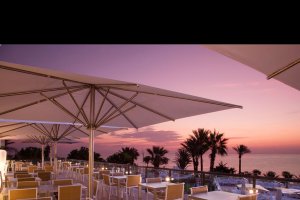 Terraza del Parador Nacional de Mojácar.