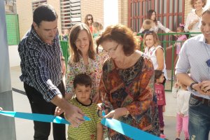 Momento de la inauguración de las nuevas instalaciones.