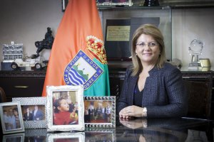 La alcaldesa de Gádor, Lourdes Ramos.