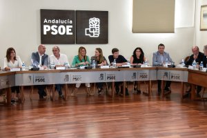 Reunión de la Ejecutiva del PSOE andaluz.
