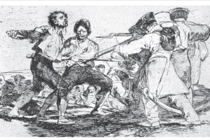 Las láminas compradas corresponden a la serie \'Desastres de la Guerra\'.