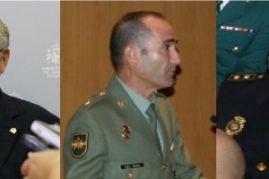 Andrés García Lorca, Eduardo Fernández y Juan Francisco López