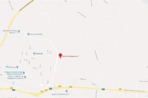 Ubicación de Google Maps del cuerpo de la bebé.