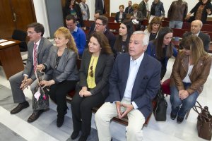 En la foto, todos los parlamentarios almerienses de PP y PSOE que fueron elegidos en las andaluzas de 2015.