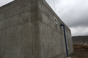 Imagen del depósito en construcción del Cerro de ‘El Charcón’ que forma parte de la inversión total.