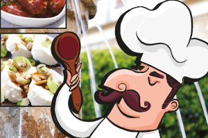 Parte del cartel de la XII Ruta de la tapa de Berja.