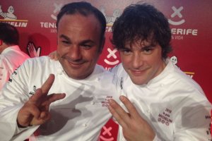 Ángel León y Jordi Cruz.