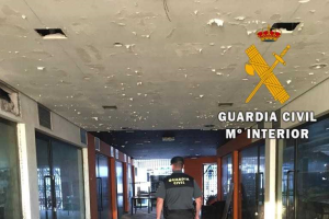 Detención llevada a cabo por la Guardia civil en Roquetas.